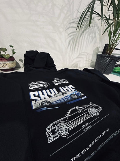 SUDADERA SKYLINE R34