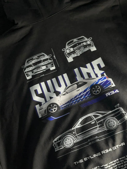 SUDADERA SKYLINE R34