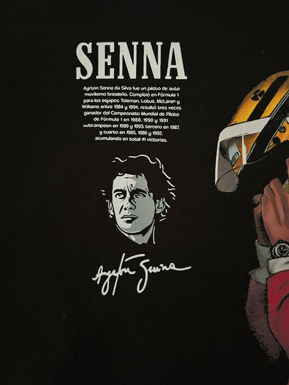 Sudadera Negra Ayrton Sennaa